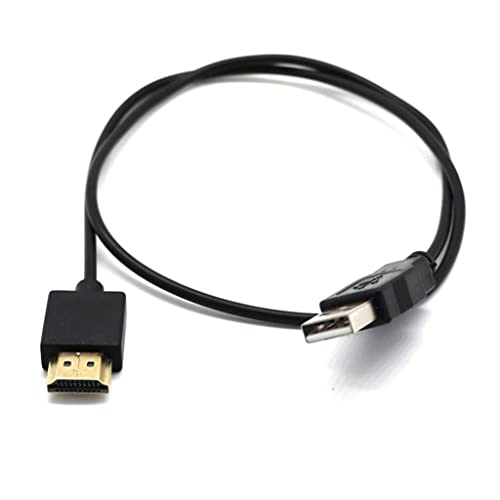 Image of USB to HDMI Cable Male Charger Cable Splitter Adapter for HDTV DVD