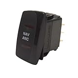 Generic Carling On/Off/On Contura IV Boat Rocker Switch | Nav/ANC 4 Spade