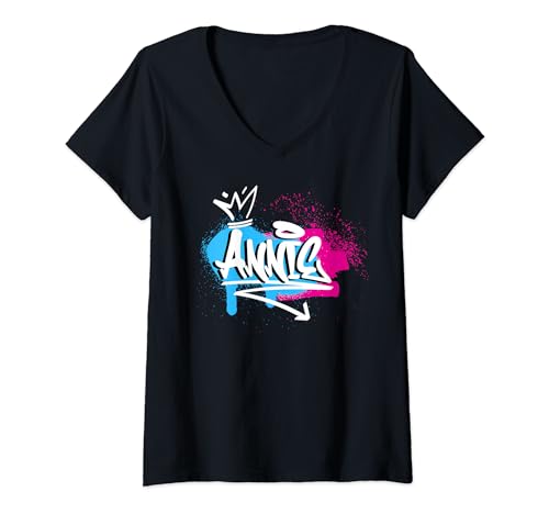 Womens Woman Girls Funny Humour Gift Idea First Name for Annie V-Neck T-Shirt