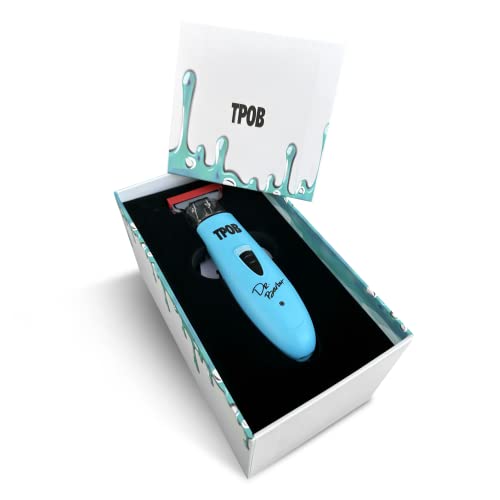 Image of TPOB Ghost X Beard Trimmer Hair Clippers for Men, Professional Hair Trimmer Zero Gapped T-Blade Trimmer Cordless Rechargeable Edgers Clippers Electric Beard Trimmer Shaver (Ghost X Ice)