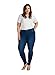 Produktbild Zizzi Amy Damen Jeans Super Slim Jeanshose Stretch Hose Große Blau, 44 / L78