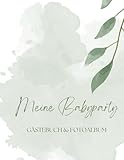  Meine Babyparty Gästebuch & Fotoalbum: Erinnerungsalbum zum Ausfüllen von Gästen & Eltern und Einkleben von Fotos  Junge & Mädchen  Liebevolle ...  Softcover  Extra Kapitel nach der Geburt 