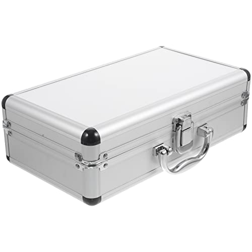 ERINGOGO Aluminum Briefcase - 11.8 Inch Hard Laptop Briefcases with Lock, Multifunctional Case