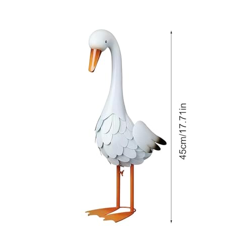 Statue d'animaux de jardin en métal résistant aux intempéries extérieur