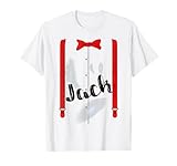 Jack & Jill For a Duo Matching Couple Halloween Costume 1/2 T-Shirt