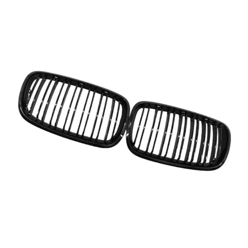 Calandre à double ligne pour X5 E70 et X6 2007-2013 | Grille pare-chocs sport noire