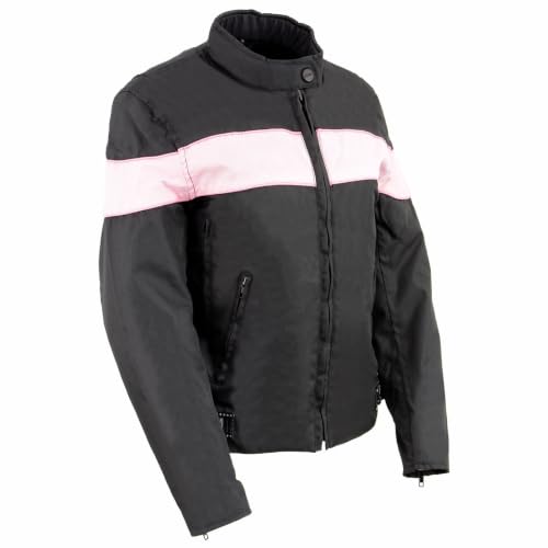Image of Milwaukee Leather Women's Textile Classic Crossover Motorcycle Riders Jacket - All Year Wear