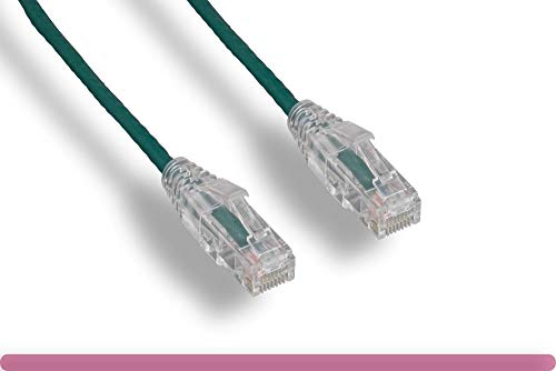 Cable de red SF Cable Cat 6A UTP verde 5 ft miniatura 1