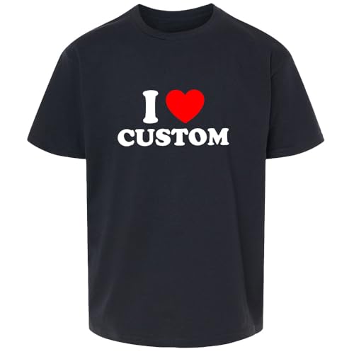 Custom Text I Love My Boyfriend/Girlfriend Design Youth T-Shirt, Personalized Youth Shirt For Girlfriend, Custom Youth Tee For Boyfriend, Custom Boyfriend Youth Shirt2