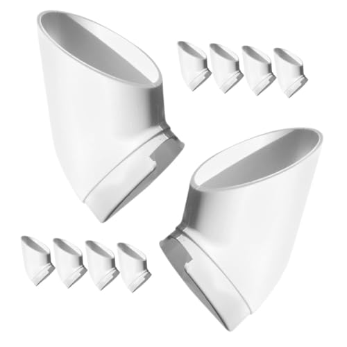 DOITOOL 10 pièces Coupes Hydroponiques Plastique pour Culture Verticale Pots de Plantation Robustes et Légers Accessoires pour Jardins Hydroponiques et Culture sans Sol Réutilisable