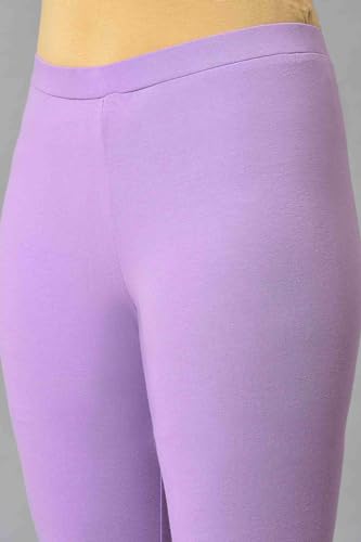 Image of W for Woman Women's Regular Fit High Rise Coral Cotton Jersey Tights