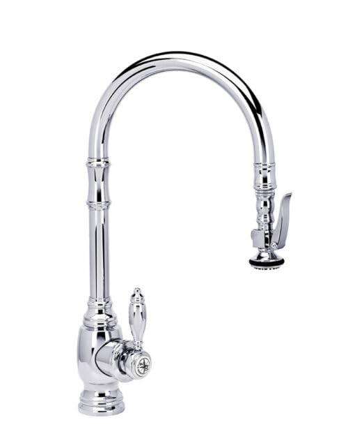 Product Image of the Waterstone 5600-CH Traditional Standard Reach PLP Pulldown Faucet Polished Chrome