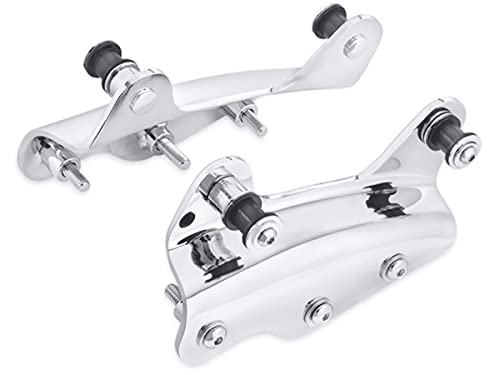2009-2013 Chrome Detachable Sissy Bar Backrest 4 Point Docking Mount Hardware Kit For Harley Davidson Touring Like Street Glide Road King Quick Release Luggage Rack Rear Carrier Ref 54205-09A #TOP2