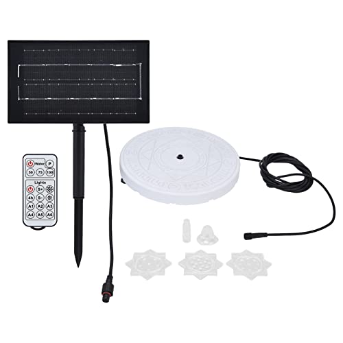 NUMNBE Luz Sumergible Solar LED Flotante RGB para Estanque jardín Piscina, Foco Solar con Mando 3W IP66 - Iluminación Decorativa Exterior con Modos múltiples y batería incluida