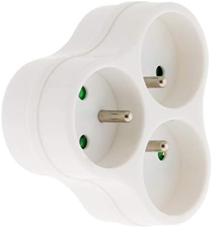 Zenitech Gniazdko Pośrednie, Biały, 3 x 16A