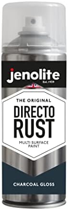JENOLITE Directorust Turquoise Gloss - Multi Surface Spray Paint - For Use On Wood, Metal, Plastic, Ceramic & Rusted Surfaces - 400ml