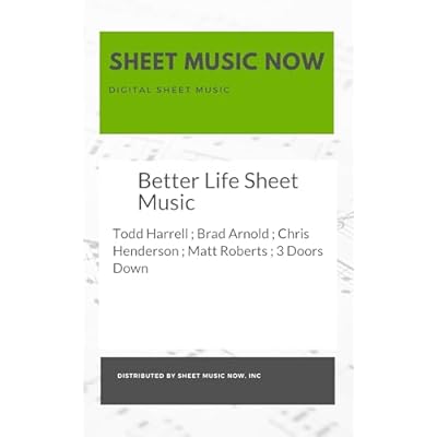 Better Life Sheet Music