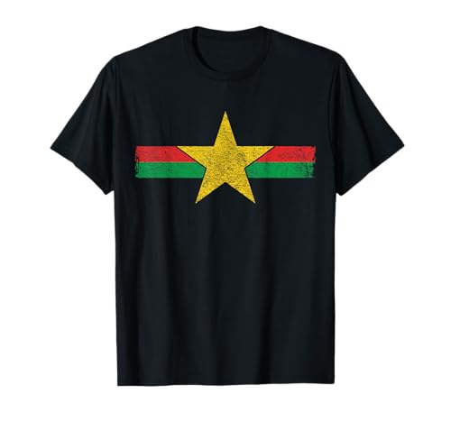 Maillot de sport avec drapeau du BURKINA FASO T-Shirt