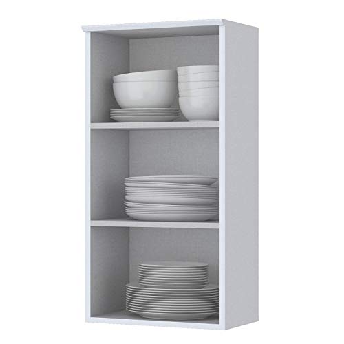 Armário Aéreo 1 Porta 40cm Americana Henn Branco