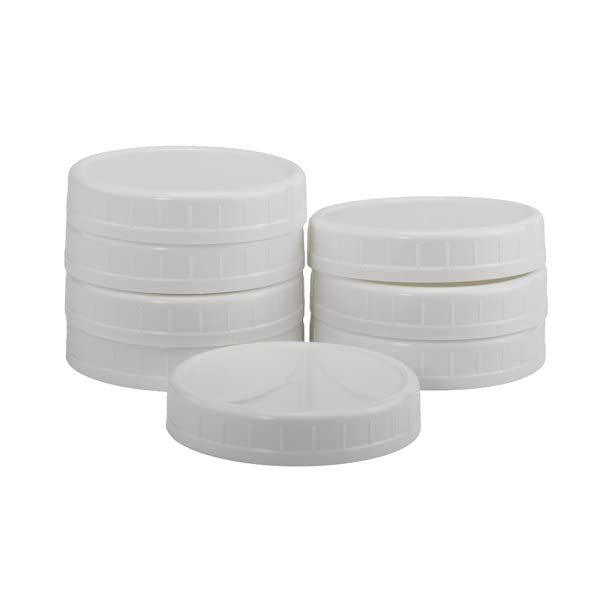 Amazon.com: Mainstay Wide-Mouth Reusable Plastic Lids for Canning  