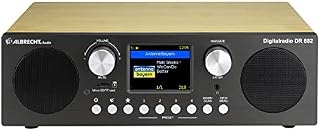 Albrecht DR 882 radio cyfrowe DAB+/FM, kolorowy wyświetlacz, 27882, pilot zdalnego sterowania, funkcja budzika, muzyka stereo i streaming podcastów, drewniana obudowa o wyglądzie bambusa