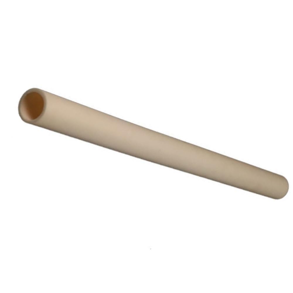Tubo for condotto cavo in porcellana a bassa perdita dielettrica da 2 pezzi ID 19mm * diametro esterno 25mm, tubo di isolamento termico con protezione del fascio(42mm)