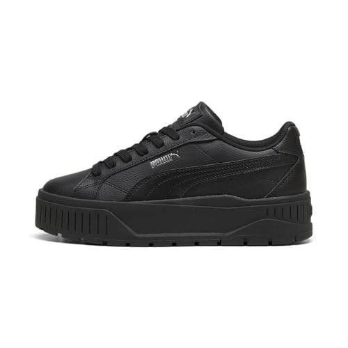 Reviews de Tenis Negro Mujer los más solicitados. 47 Puma, Tenis Karmen II L, Mujer, Negro con Plateado, Talla 24,5