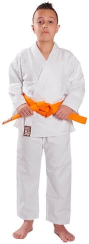 Kimono Karatê Brim Reforçado, Infantil, Branco, Haganah, M0
