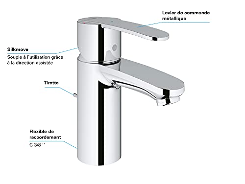 GROHE Mitigeur Lavabo S Wave Cosmopolitan Chromé 23231000