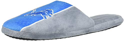 NFL mens Big Logo Stripe Slippers