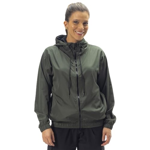 Jaqueta Corta Vento Feminina Leve Secagem Rápida Material Premium Confortável Frio Inverno Corrida (