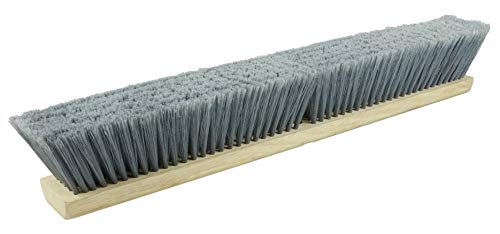 Weiler 42042 24" Fine Sweep Floor Brush, Flagged Silver Polystyrene Fill, Natural #TOP1