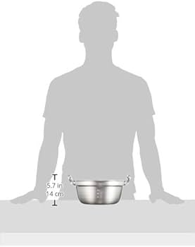 Amazon.co.jp: 中尾アルミ製作所 アルミ キング 打出 料理鍋(目盛付