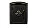 QualArc Post MAN-1401BZ Manchester Column Mount Mailbox with Decorative Scroll Door in Bronze, Standard