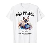 Siamois Chaton Cadeau Humour Pyjama Chat Siamois, siamois, siamese cat, siamois chaton, pyjama chat humour, Siamois femme, homme Siamois, Siamois chat, cadeau Siamois, cadeau fan de chat, cadeau pour les amoureux des chats, pyjama enfant humour, chat drole