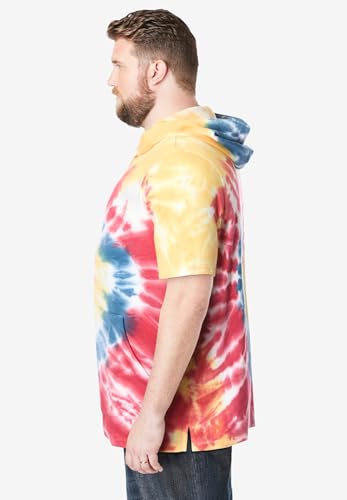 Liberty Blues by Kingsize Men's Big & Tall Short-Sleeve Hoodie3