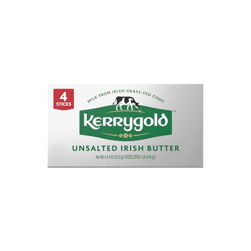 Kerrygold Irish Grass-Fed Unsalted Butter Sticks, 16 OZ