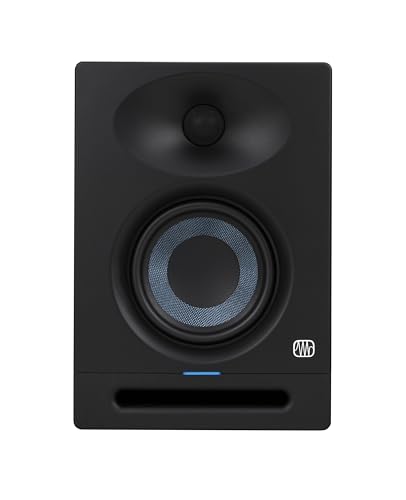 PreSonus Eris Studio 4,4.5-Inch XLR High-Definition Professional Studio Monitor With Woven Composite Lf Driver Speaker,1" Silk-Dome Hf Driver,Ebm Waveguide,And Acoustic Tuning Controls-Single(Black)