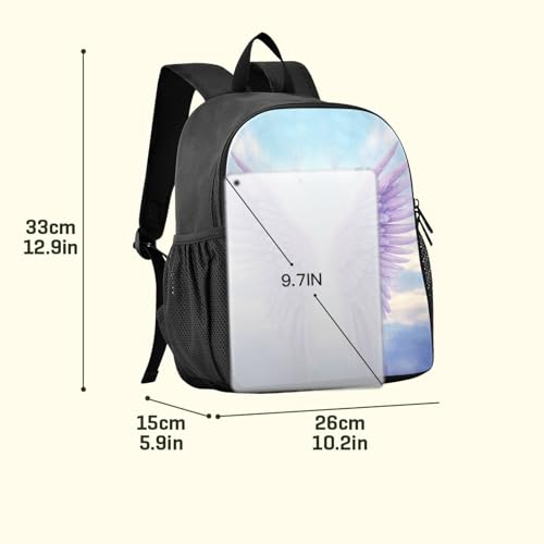 Purple Blue Angel Wings Toddler Backpack for Boys Girls Kids Backpack Preschool Kindergarten Child Bookbag 202b43782