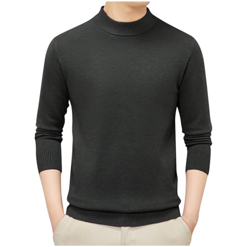 Men Sweaters Slimed Fitted Solid Color Casual Cable Knitted Jumper Pullover Cute Unisex Crewneck Retro Couple Tops