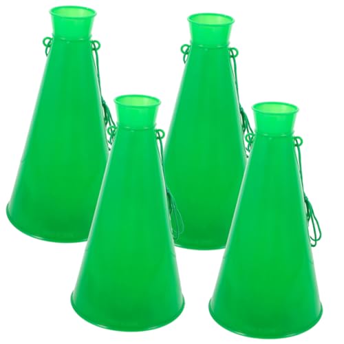 Hemoton 4pcs Portable Cheer Megaphones Fun Party Noisemaker for Birthdays Sports Events and Celebrations Lightweight Reusable Bright Colors for Enhanced Atmosphere