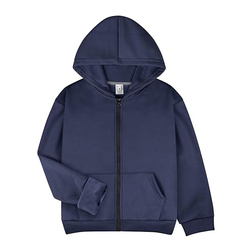 Sweat à capuche zippé garçon : veste légère et chaude en polaire