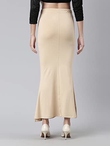 Image of TWIN BIRDS Saree Shapewear for Women | Super Soft Viscose Elastane Saree Petticoat Skirt | Stretchable & Comfortable SareeShaper