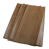 10 Pack Industrial Anti-Rust Oil Paper, Moisture Proof paper, Wax Coated Paper, Packaging Paper for Metal Parts, Bearings, Tools, Precision Instruments (Brown,787 * 1092mm rust proof oil paper)