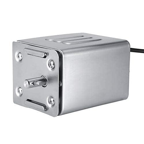 Longzhuo Motor eléctrico BBQ Rotissore para espiga parrilla, acero inoxidable, 50-70 kg (enchufe UE 220 V)