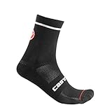 Fibra antibatterica CASTELLI 4520044-010 ENTRATA 9 SOCK Calzini Uomo black S/M