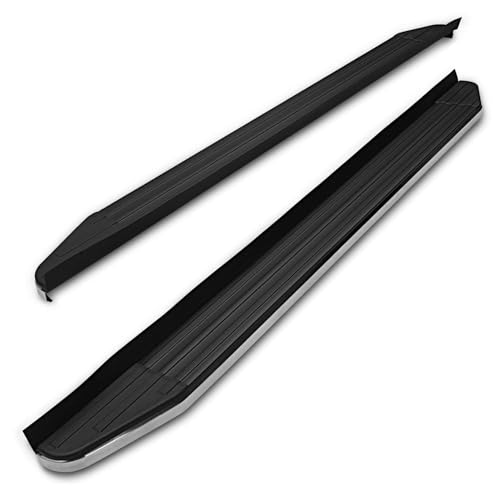 TAC Side Steps Running Boards Compatible with 2020-2024 KIA Telluride SUV 5.5” Aluminum Black Side Bars Step Rails Nerf Bars (2 pcs Running Boards)