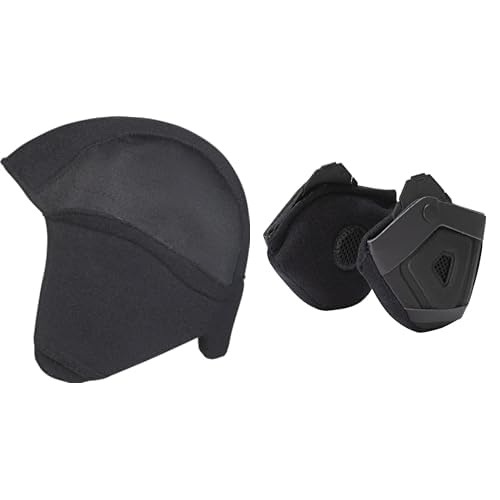 ABUS Winter Kit Fahrradhelm, Schwarz (Black), L & Ohrenschützer - Pedelec 2.0 Earpads - ansteckbar an den Fahrradhelm - Winterkit, schwarz