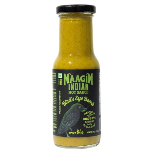 NAAGIN Kantha Bomb Indian Hot Sauce, 230g - Vegan