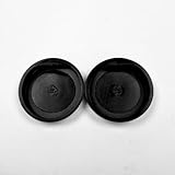 Eindrückdeckel mit Steg weiß, hergestellt in EU, Stopfen Schutzstopfen Deckel Verschluß Abdeckkappe Blindstopfen Abdeckstopfen Farbe/Größe/Menge wählbar inkl. Mengenrabatte (schwarz, Ø 50 mm / 2 STK)